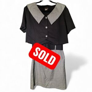 Vintage Two Piece Marilyn Set w/Belt